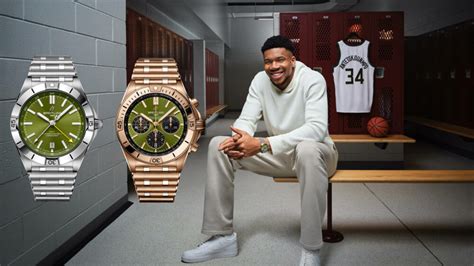 breitling watches giannis antetokounmpo|breitling chronomat giannis.